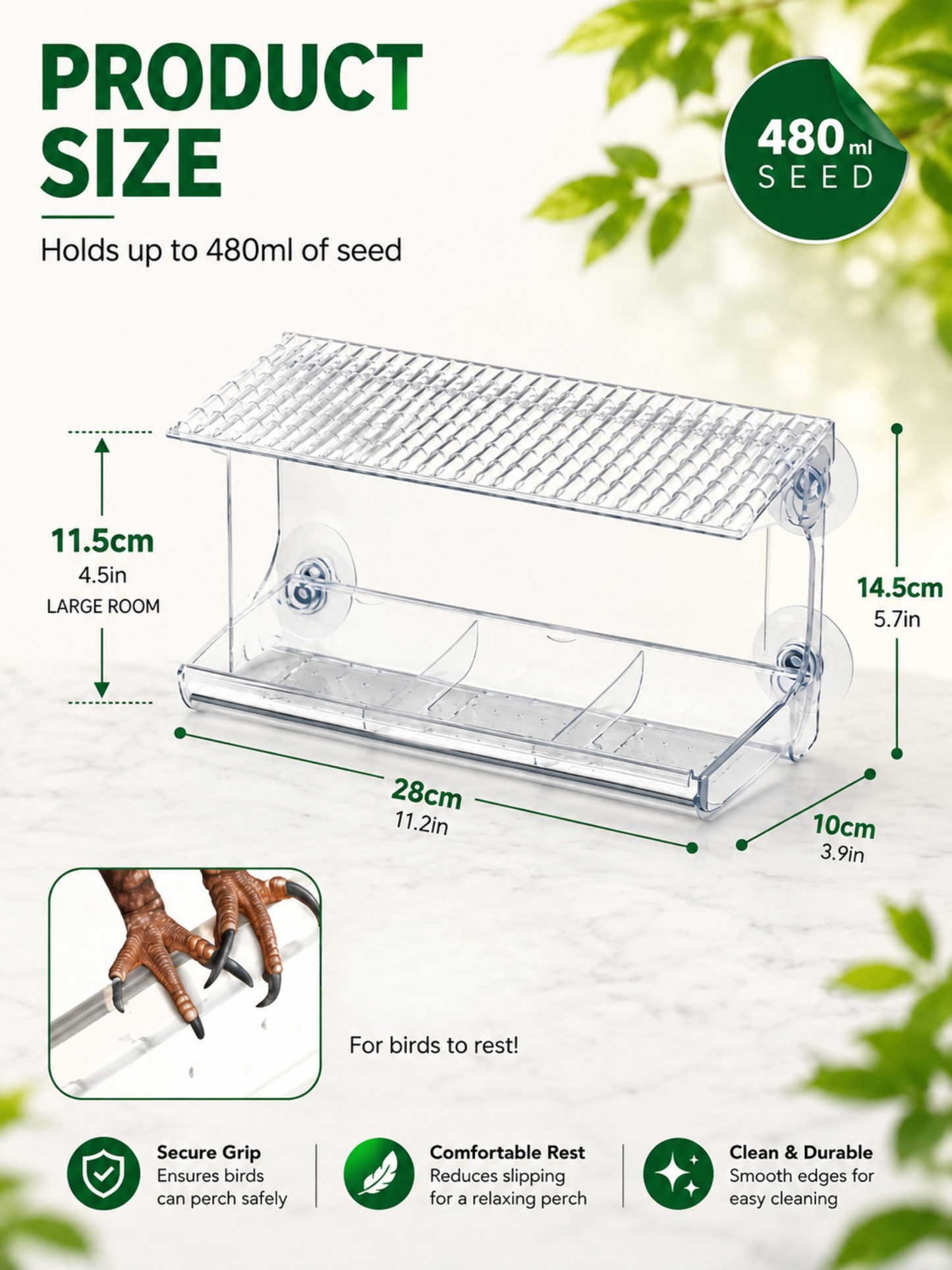 Window Bird Feeder